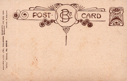Bamforth Song Card Postcard - Till The Sands of The Desert Grow Cold (3) SW18831 