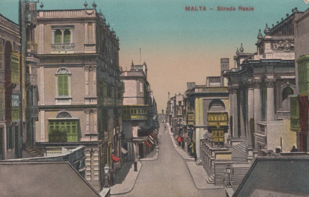 Malta Postcard - Strada Reale  SW18840