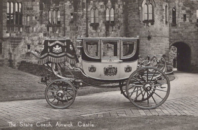 Northumberland Postcard - Alnwick Castle, The State Coach  SW18857