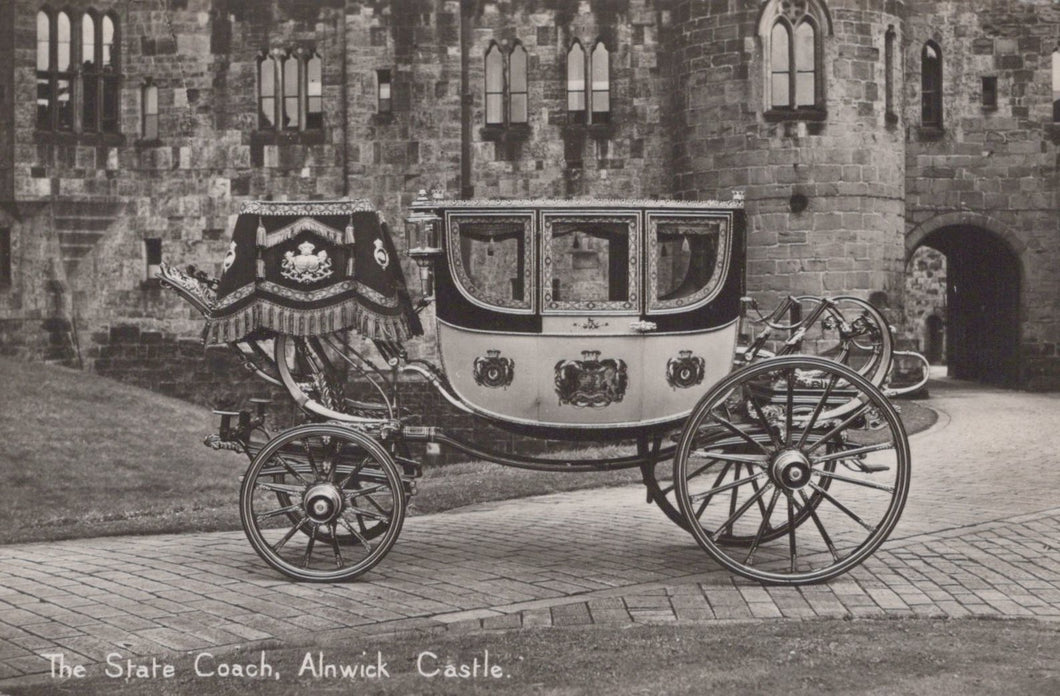 Northumberland Postcard - Alnwick Castle, The State Coach  SW18857