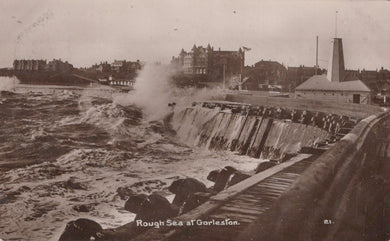 Norfolk Postcard - Rough Sea at Gorleston  SW18865