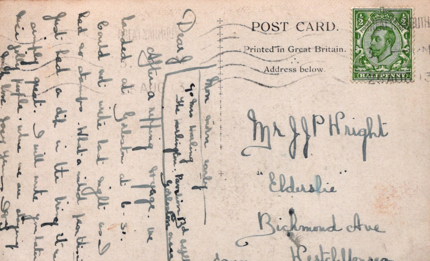 Norfolk Postcard - Rough Sea at Gorleston  SW18865