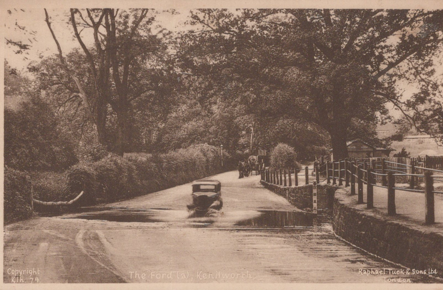 Warwickshire Postcard - The Ford, Kenilworth  SW18866