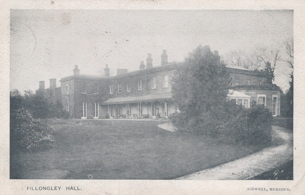 Warwickshire Postcard - Fillongley Hall, Near Coventry  SW18870