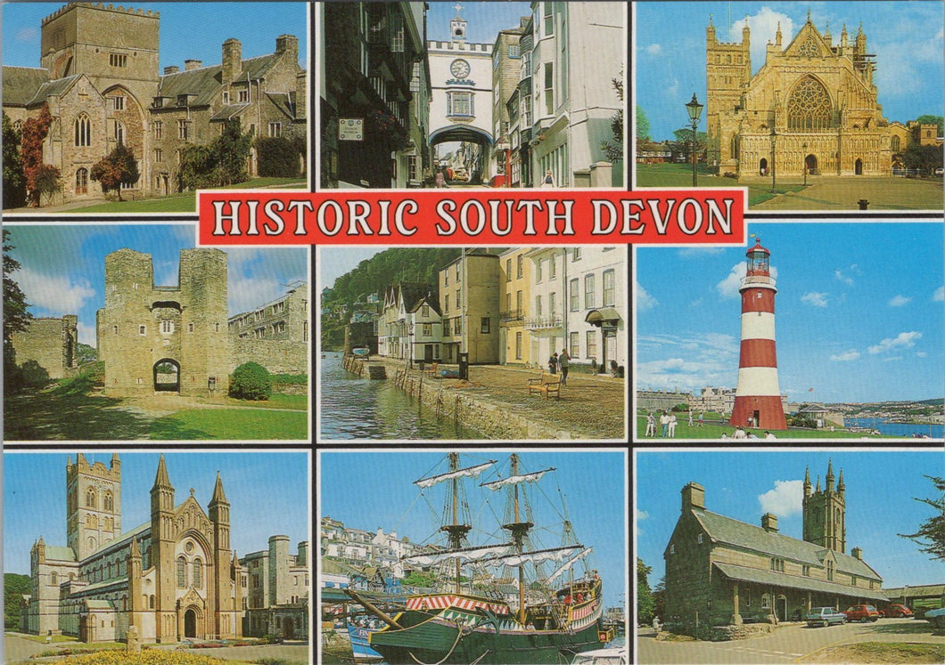 Devon Postcard - Views of Historic South Devon   SW16859