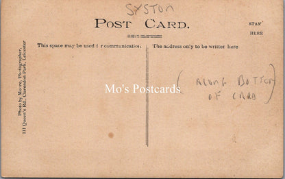 Leicestershire Postcard - Public Gathering at Syston  BH2130