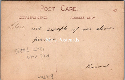 Lancashire Postcard - The Fire Engine, Fire Station, Bolton  BH2132