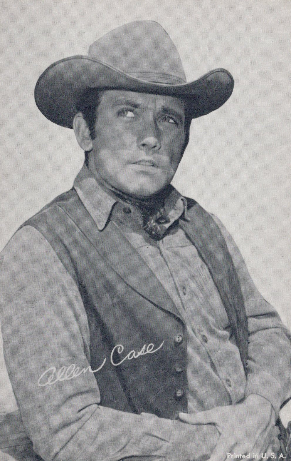 Film Star Postcard - American Actor Allen Case SW18634