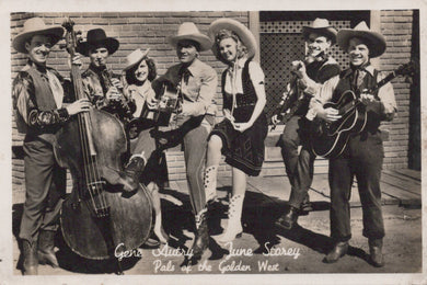 Film Star Postcard - American Actors Gene Autry and June Storey  SW18639