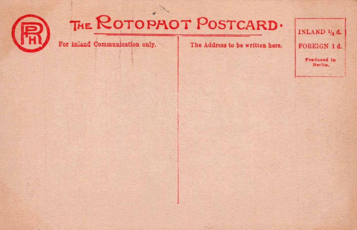Vintage postcard with 'The Rotopaat Postcard' branding and text.