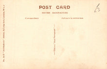 Load image into Gallery viewer, Back of a vintage postcard with text and a number &#39;13&#39; on a beige background
