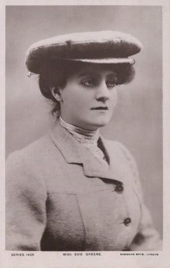 Theatrical Postcard - Miss Evie Greene, British Stage Actress   VT397