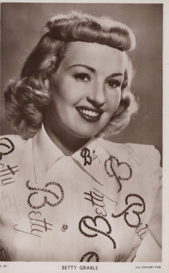 Film Star Postcard - Betty Grable, American Actress  VT400