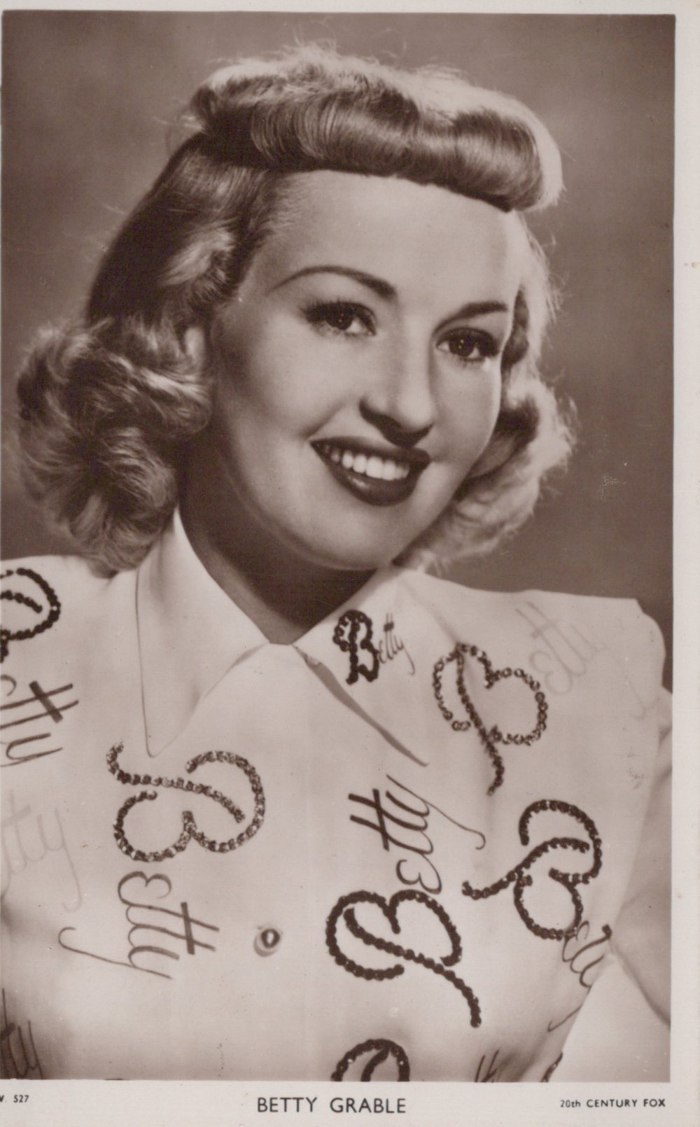 Film Star Postcard - Betty Grable, American Actress  VT400