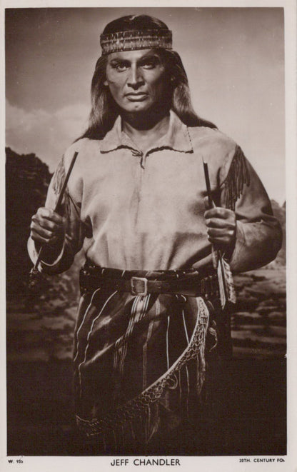 Film Star Postcard - Jeff Chandler, American Actor   VT402