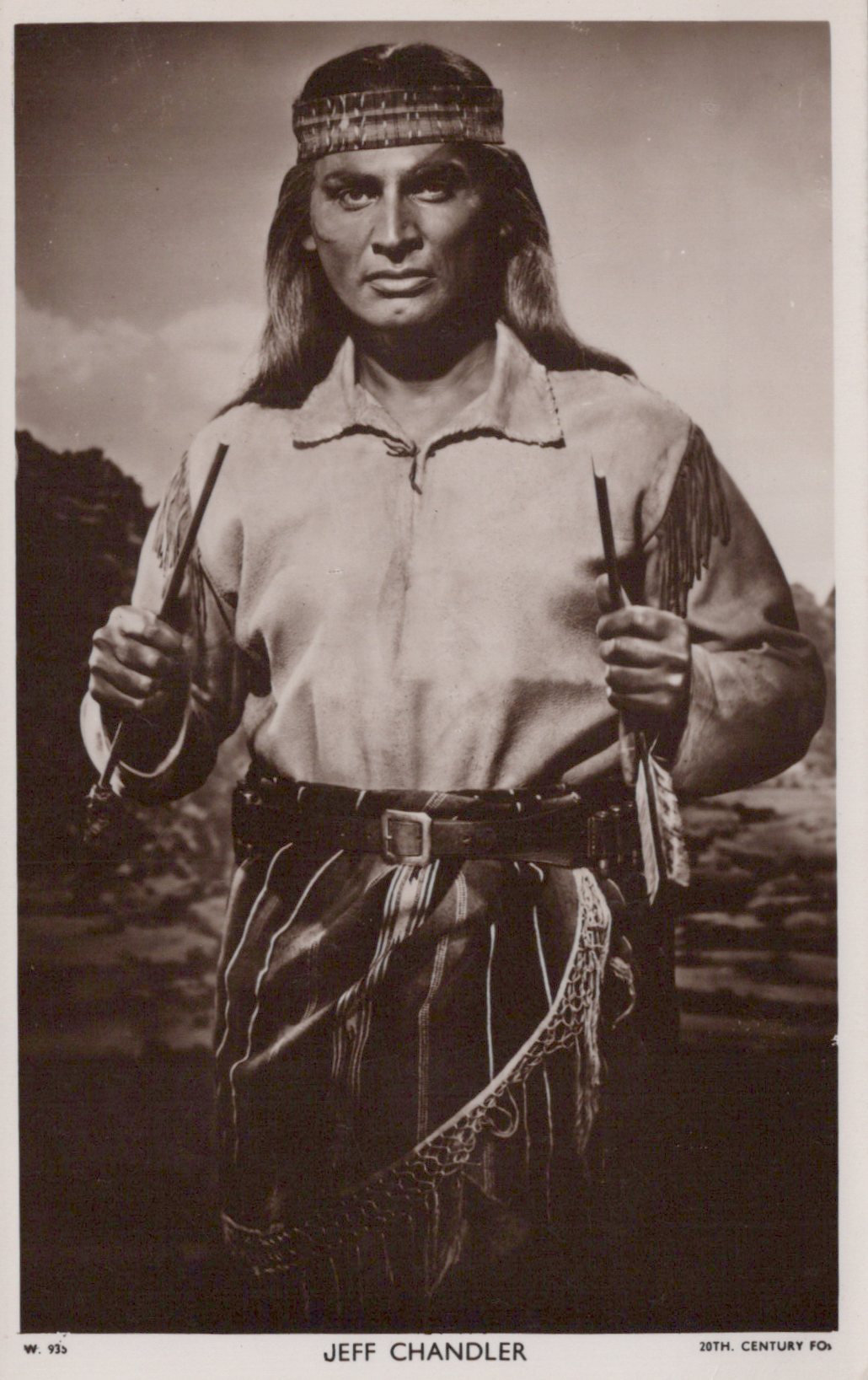 Film Star Postcard - Jeff Chandler, American Actor   VT402