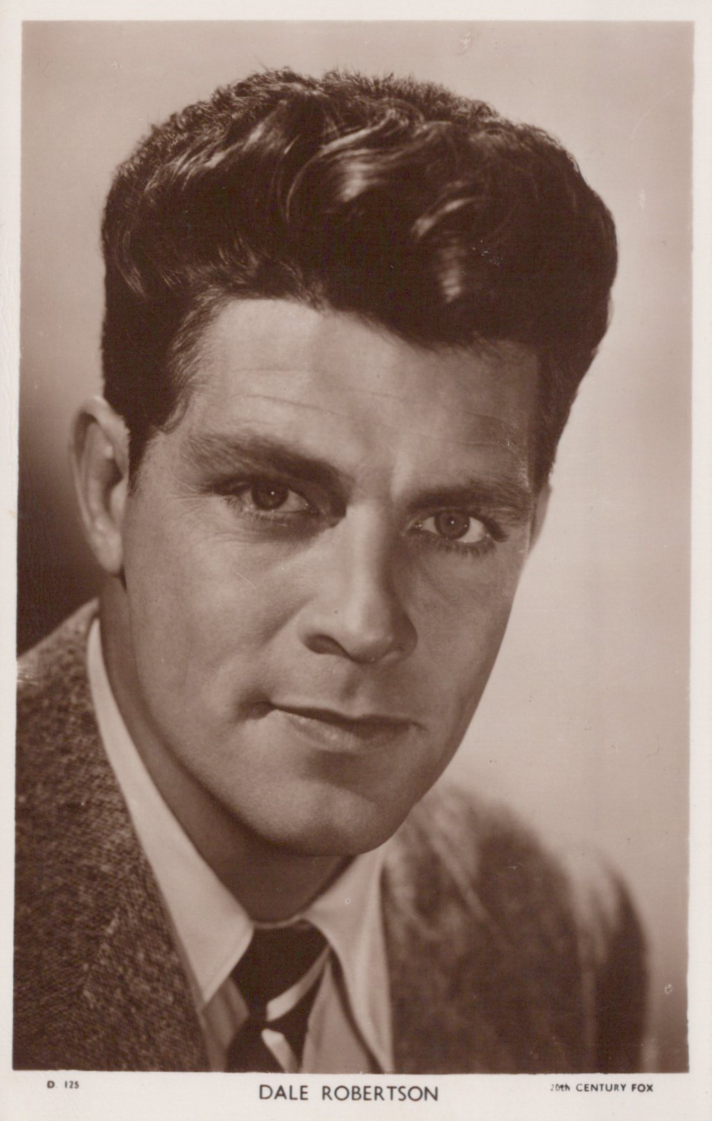 Theatrical Postcard - Dale Robertson, American TV Actor   VT403