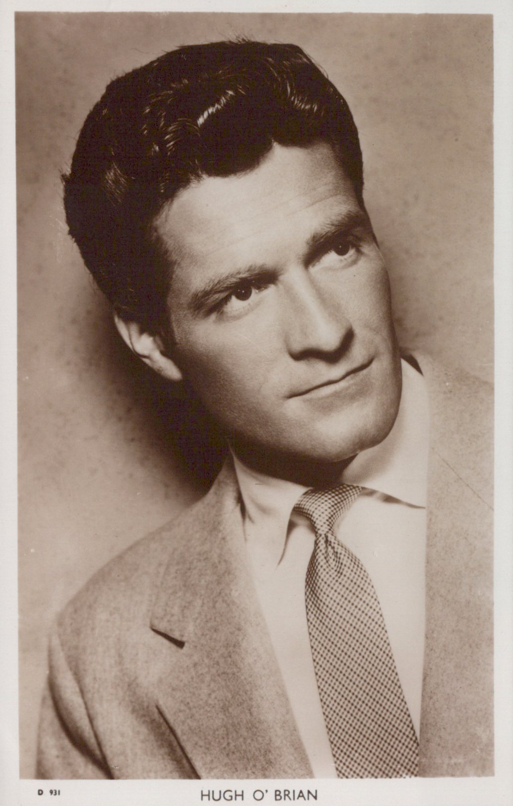 Theatrical Postcard - Hugh O'Brian, American TV Actor  VT404