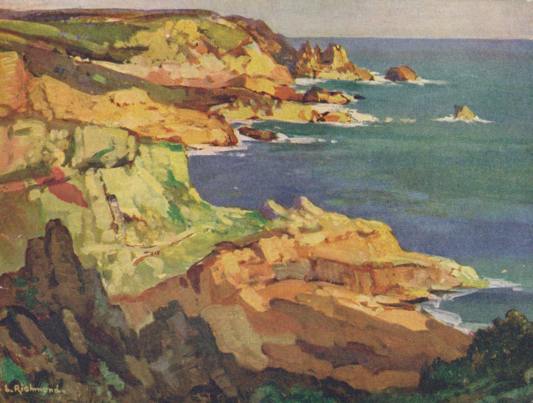 Jersey Postcard - The Coastline Near Corbiere Point SW19194