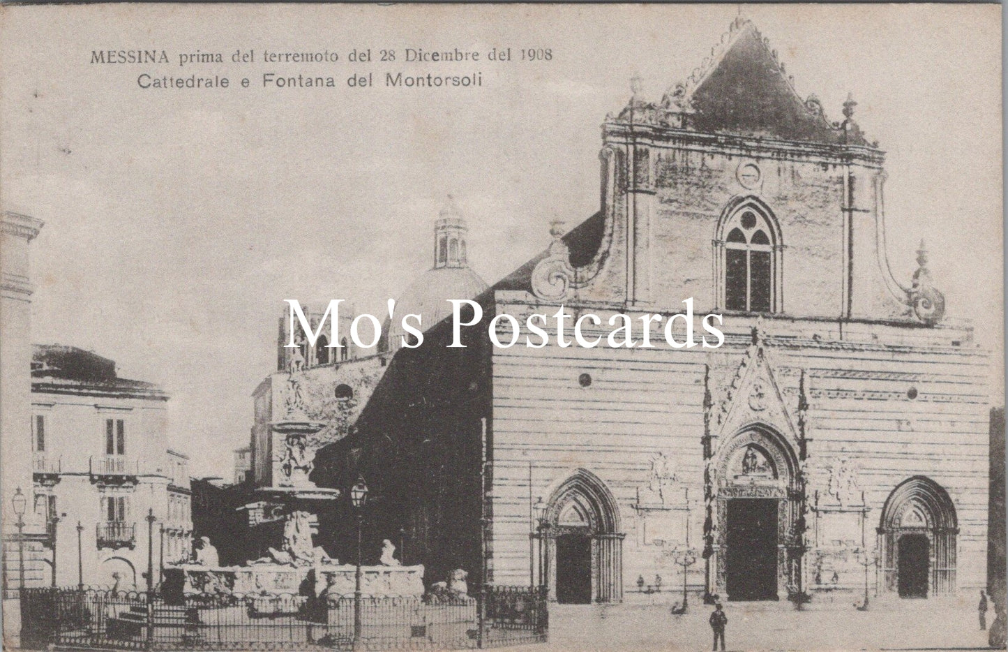 Italy Postcard - Messina, Cattedrale e Fontana Del Montorsoli   SX226