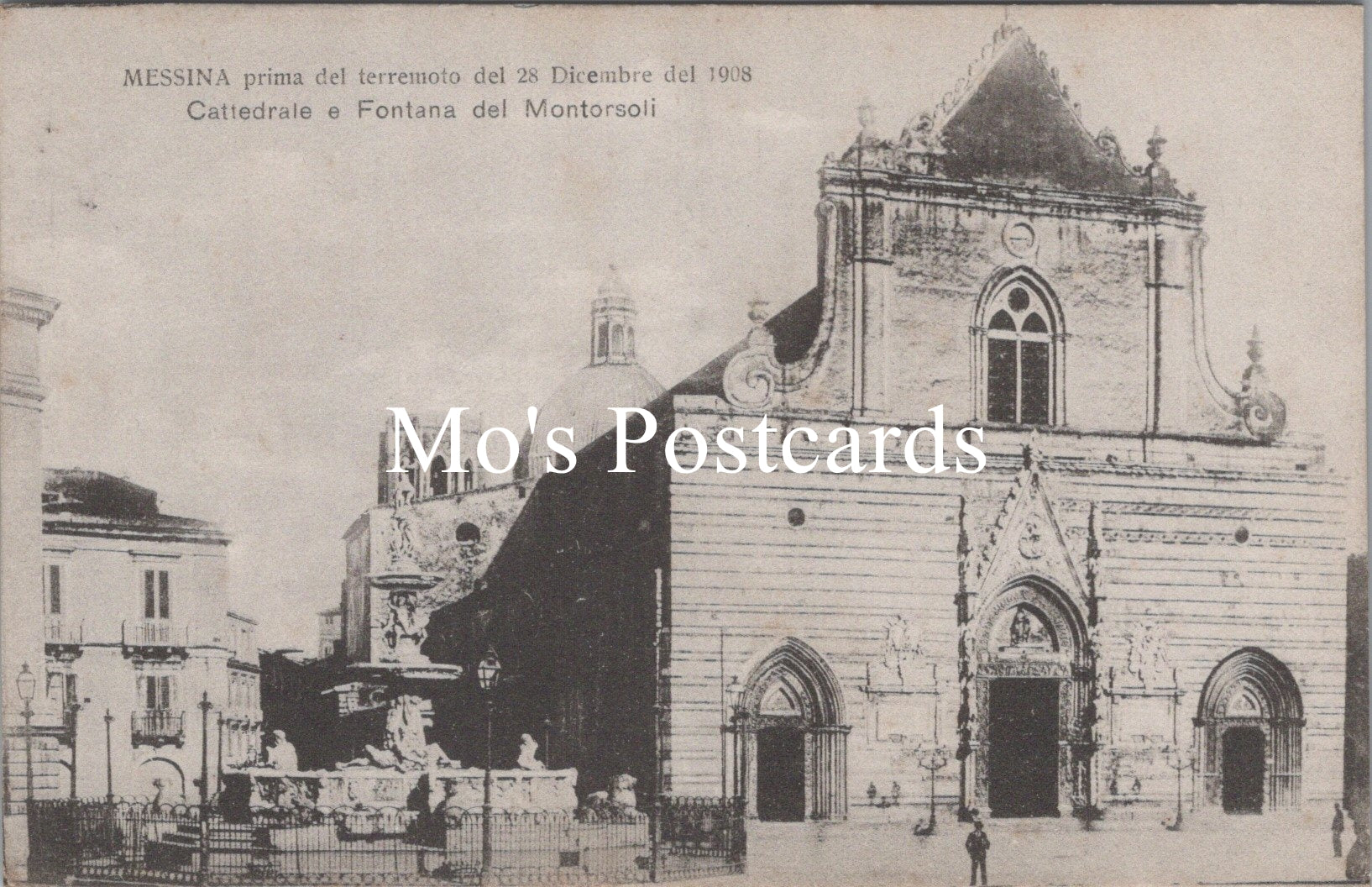 Italy Postcard - Messina, Cattedrale e Fontana Del Montorsoli   SX226