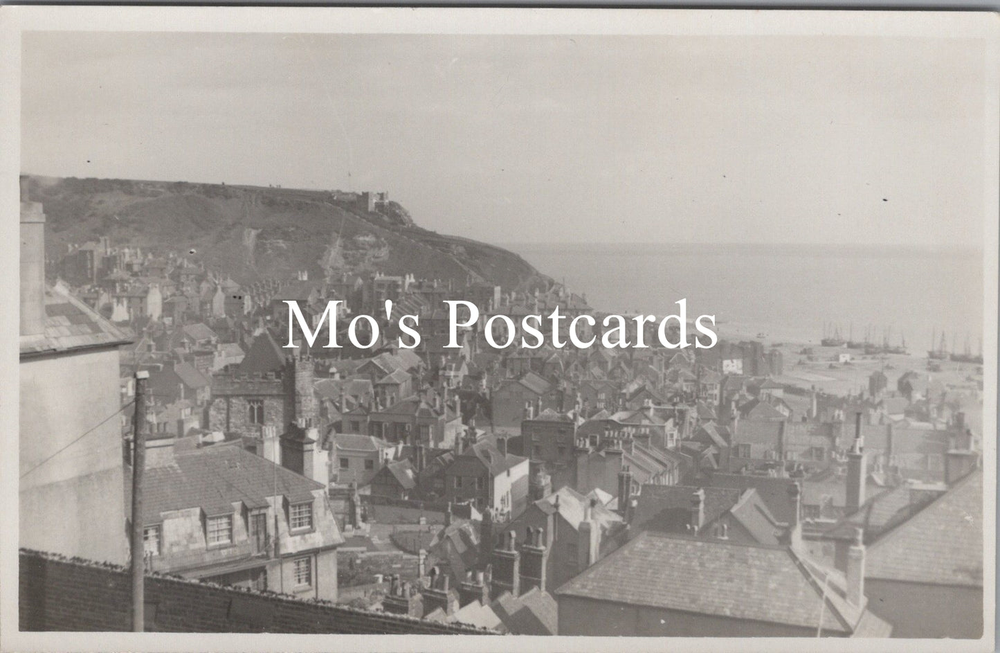 Unknown Location Postcard - Unidentified Coastal Town  SX247