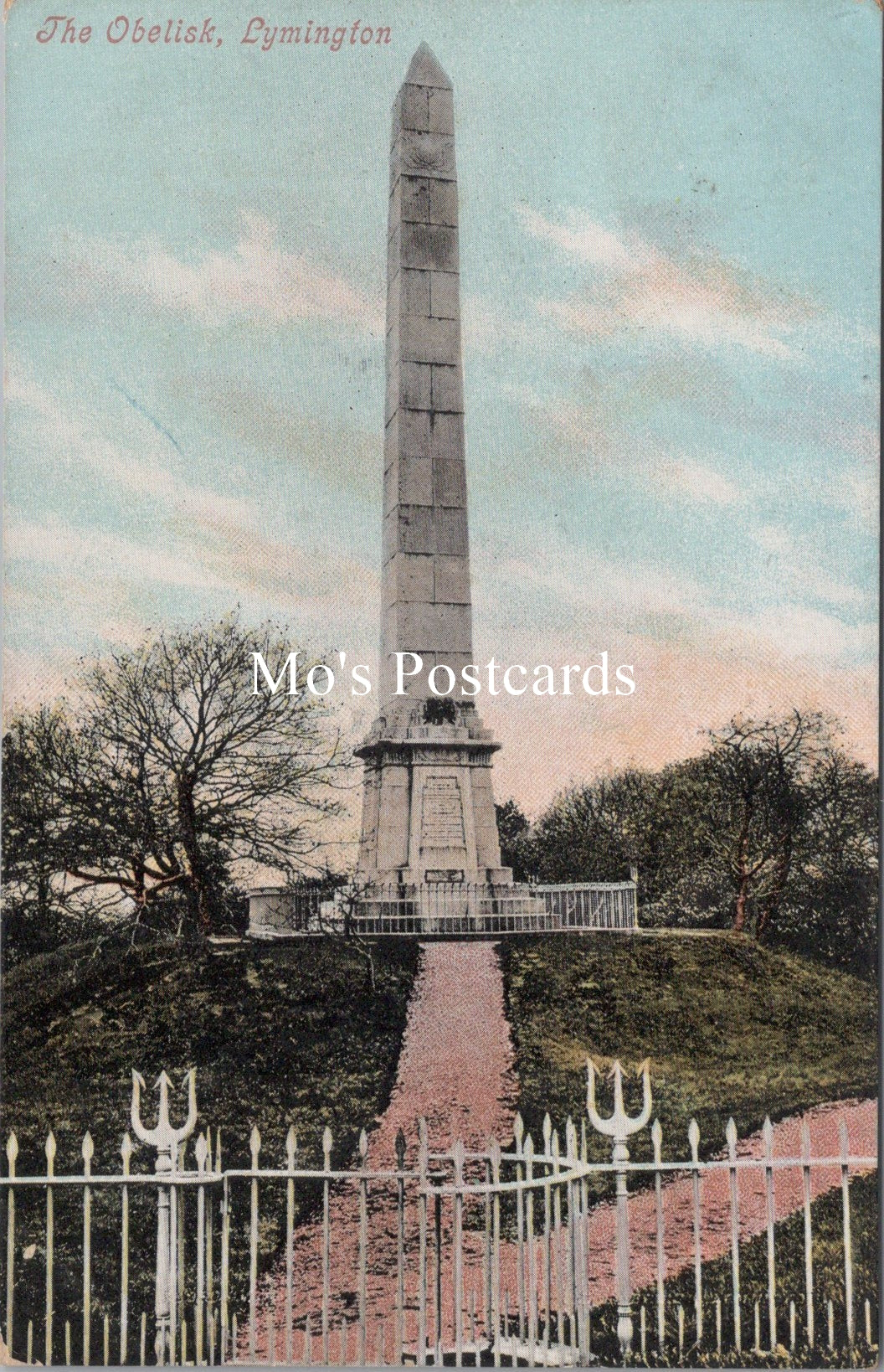 Hampshire Postcard - The Obelisk, Lymington   SX250