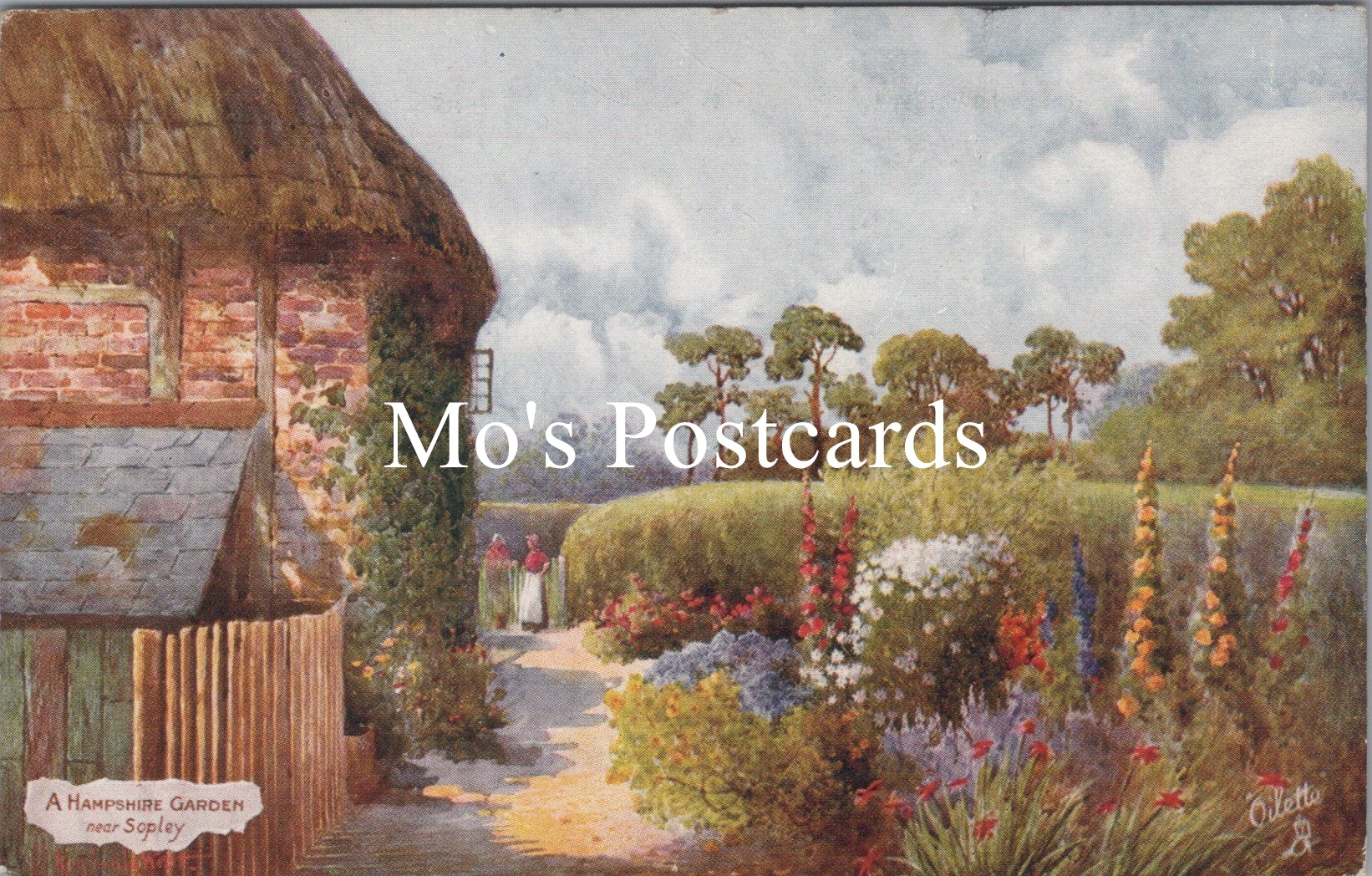 Hampshire Postcard - A Hampshire Garden Near Sopley   SX251