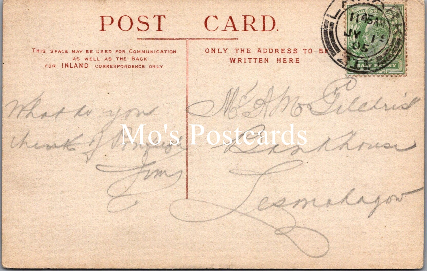 Scotland Postcard - Douglas Water From The West   SX255