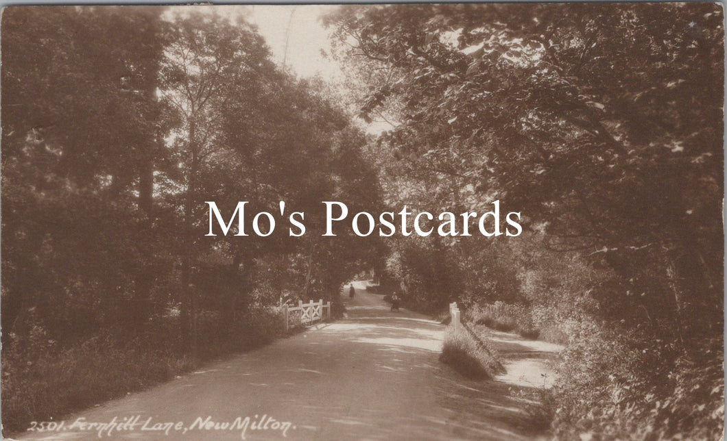 Hampshire Postcard - Fernhill Lane, New Milton   SX271