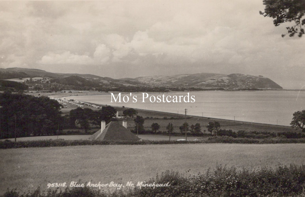 Somerset Postcard - Blue Anchor Bay, Near Minehead   SW18560