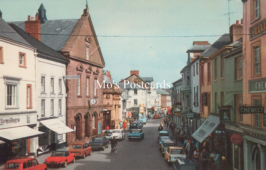 Wales Postcard - High Street, Brecon  SW18564