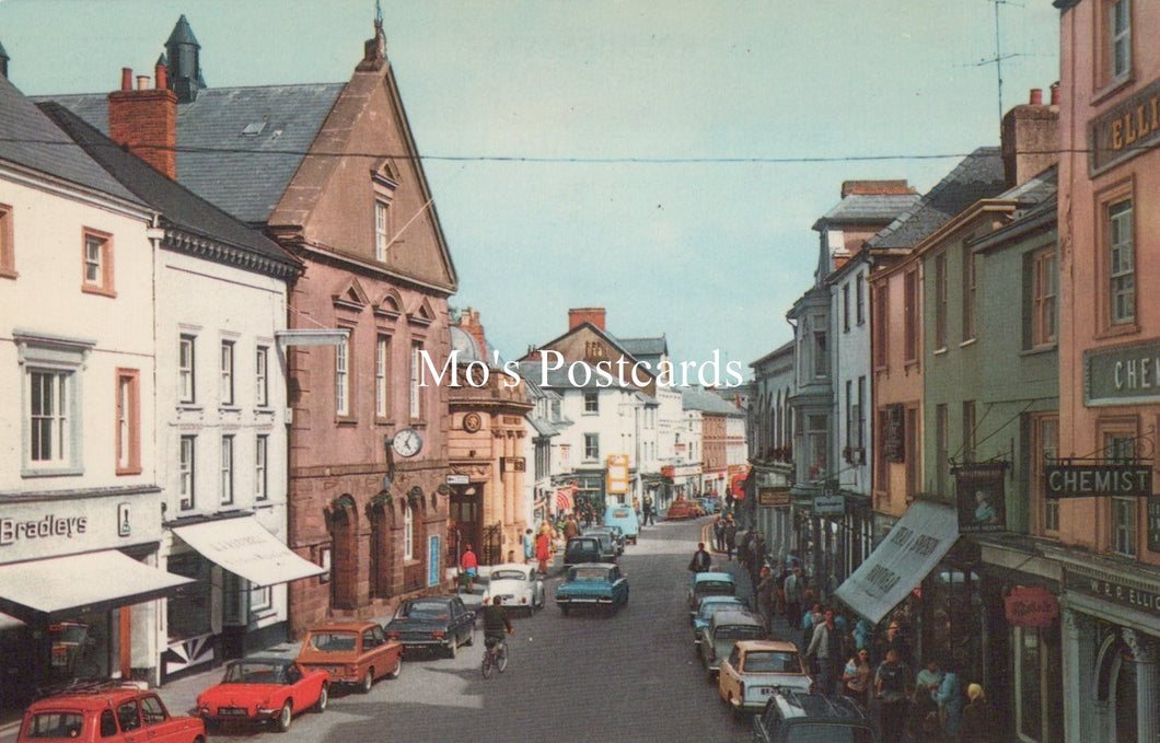 Wales Postcard - High Street, Brecon  SW18564