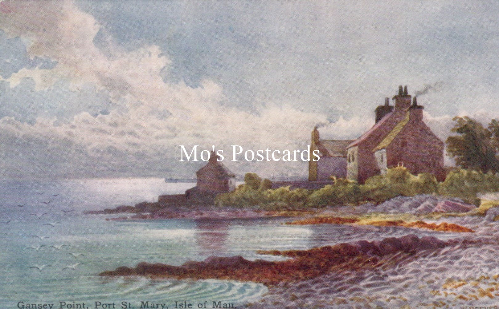 Isle of Man Postcard - Gansey Point, Port St Mary  SW18565