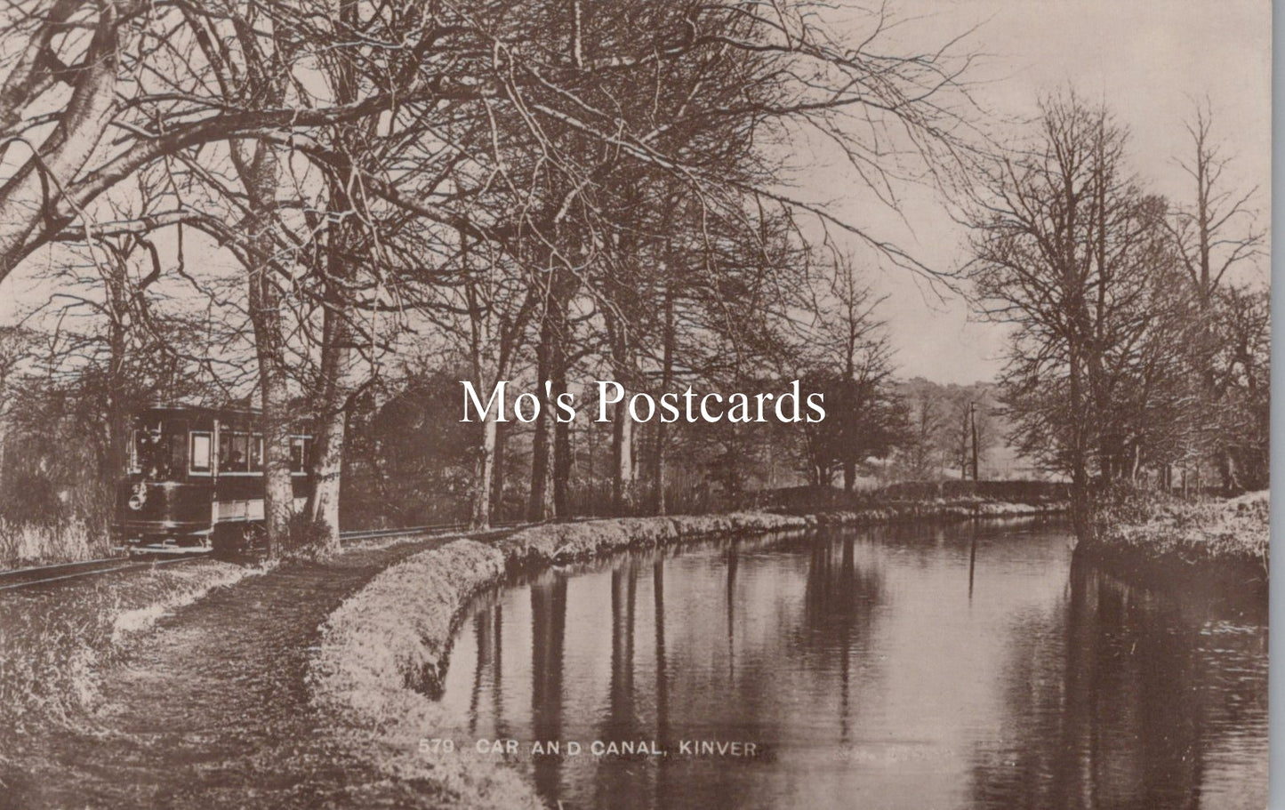 Staffordshire Postcard -Car and Canal, Kinver  SW18599 