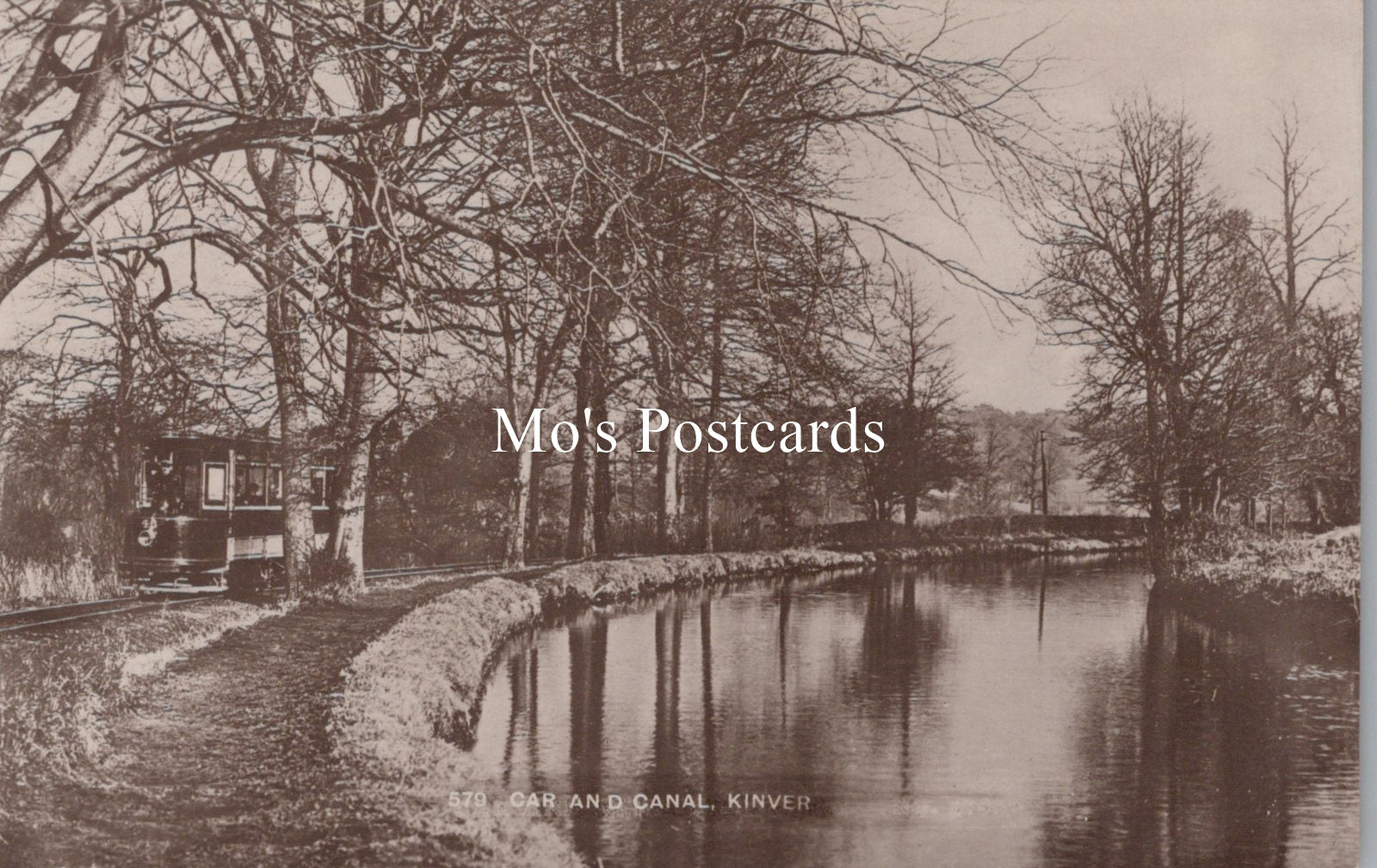 Staffordshire Postcard -Car and Canal, Kinver  SW18599 
