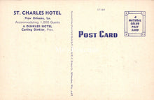 Load image into Gallery viewer, America Postcard - St Charles Hotel, New Orleans  SW18623
