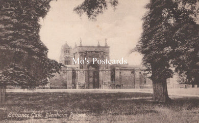Oxfordshire Postcard - Entrance Gate, Blenheim Palace SW18628
