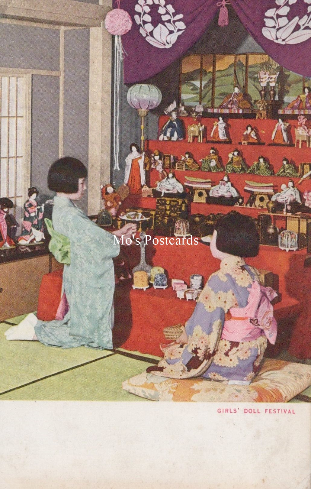 Japan Postcard - Japanese Girls' Doll Festival  SW18903