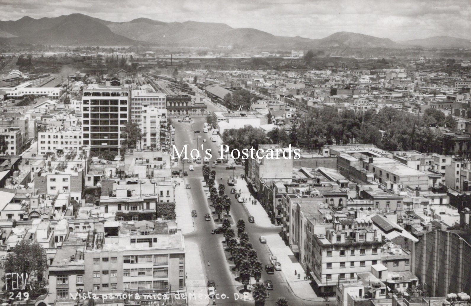 Mexico Postcard - Vista Panoramica De Mexico  SW19056
