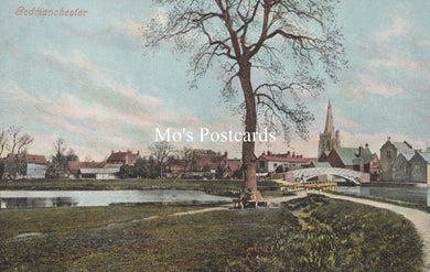 Cambridgeshire Postcard - View of Godmanchester  SW19075