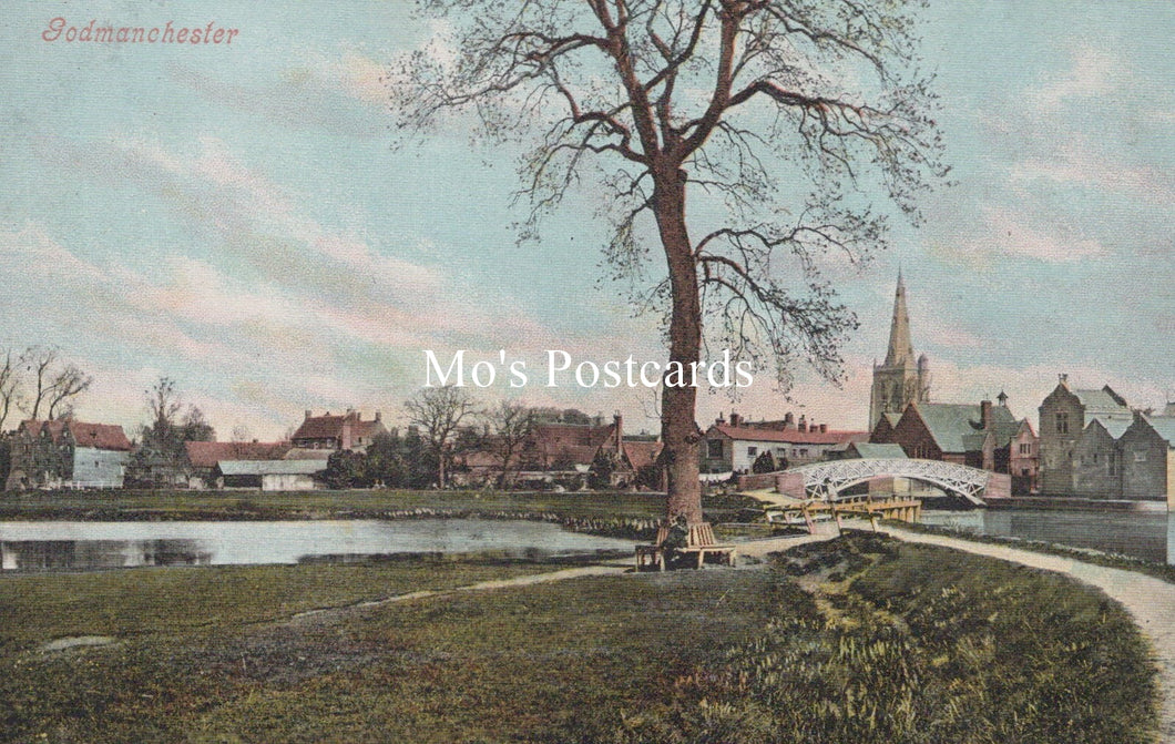 Cambridgeshire Postcard - View of Godmanchester  SW19075