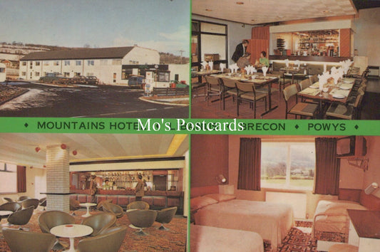 Wales Postcard - Mountains Hotel, Libanus, Brecon  SW19081