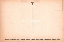 Load image into Gallery viewer, Wales Postcard - Mountains Hotel, Libanus, Brecon  SW19081

