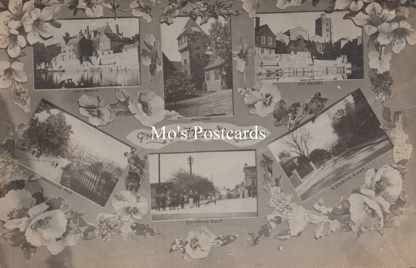 Kent Postcard - Greetings From Maidstone  SW19094