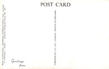 Load image into Gallery viewer, Back of a postcard with text about publication details.
