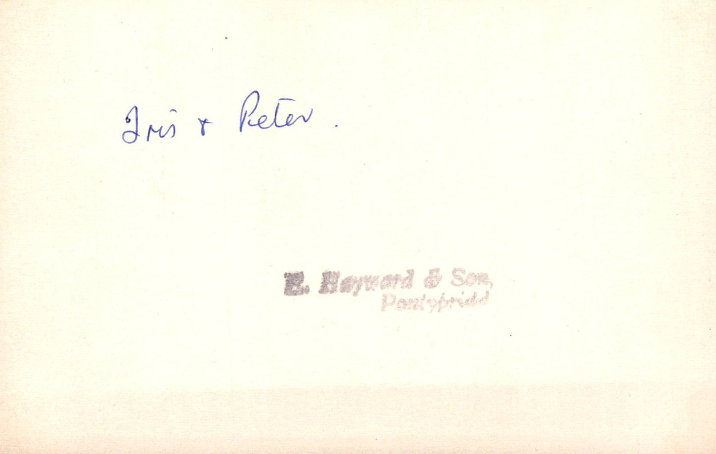 Handwritten names and text on a light background