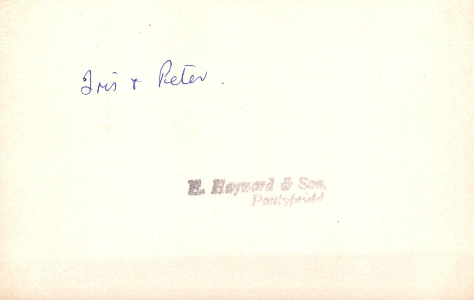 Handwritten names and text on a light background
