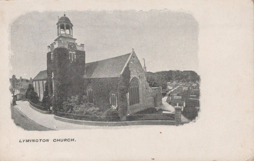 Hampshire Postcard - Lymington Church    VT17