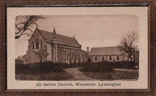 Load image into Gallery viewer, Hampshire Postcard - All Saints Church, Woodside, Lymington   VT21
